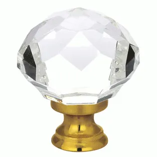 1 3/4 Inch Diamond Wardrobe Knob (Antique Brass Finish)