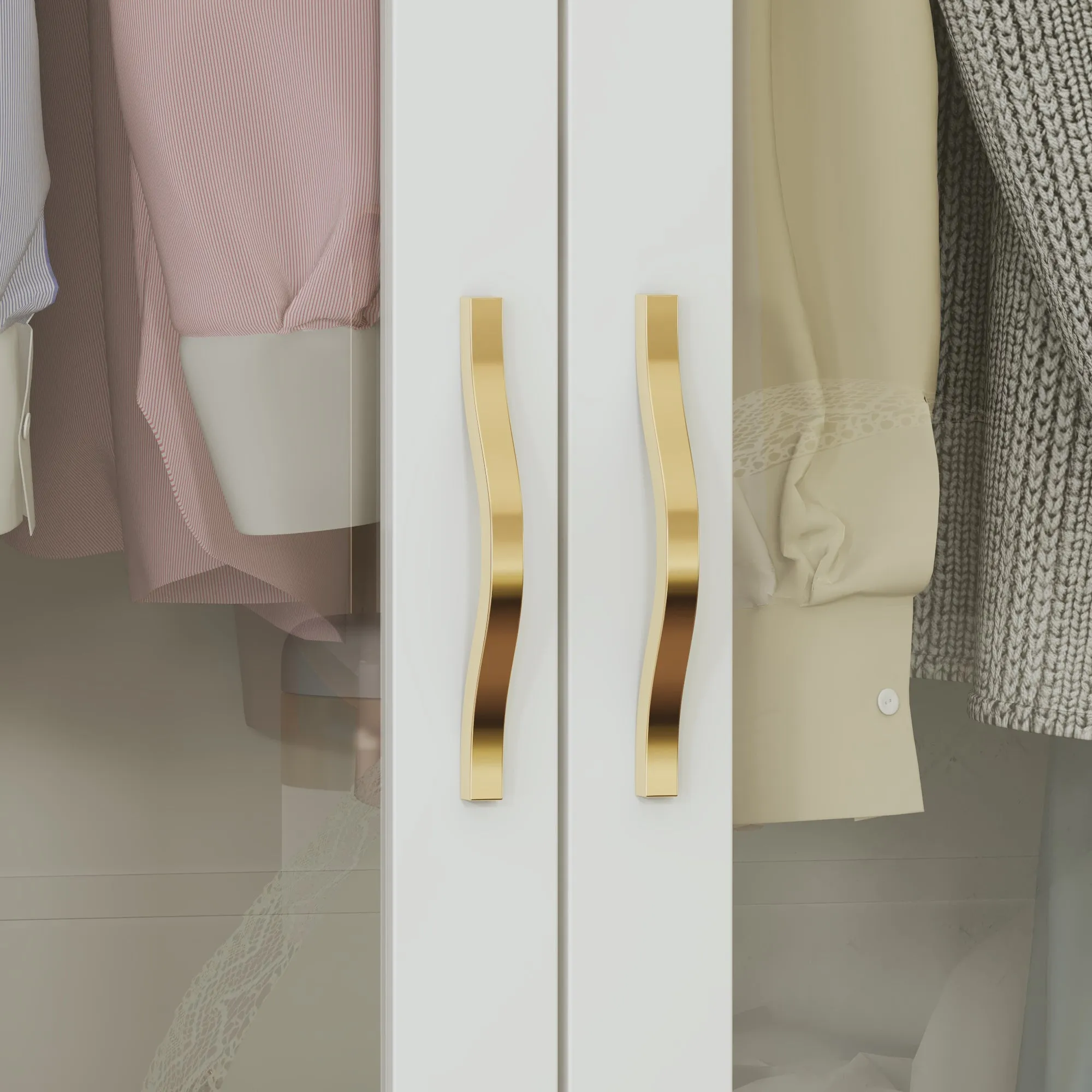 3-Door 3-Drawer Wardrobe With Elegant Design