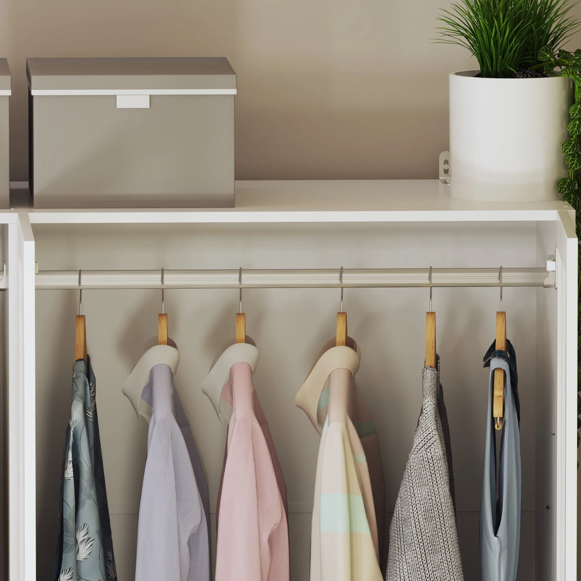 3-Door 3-Drawer Wardrobe With Elegant Design