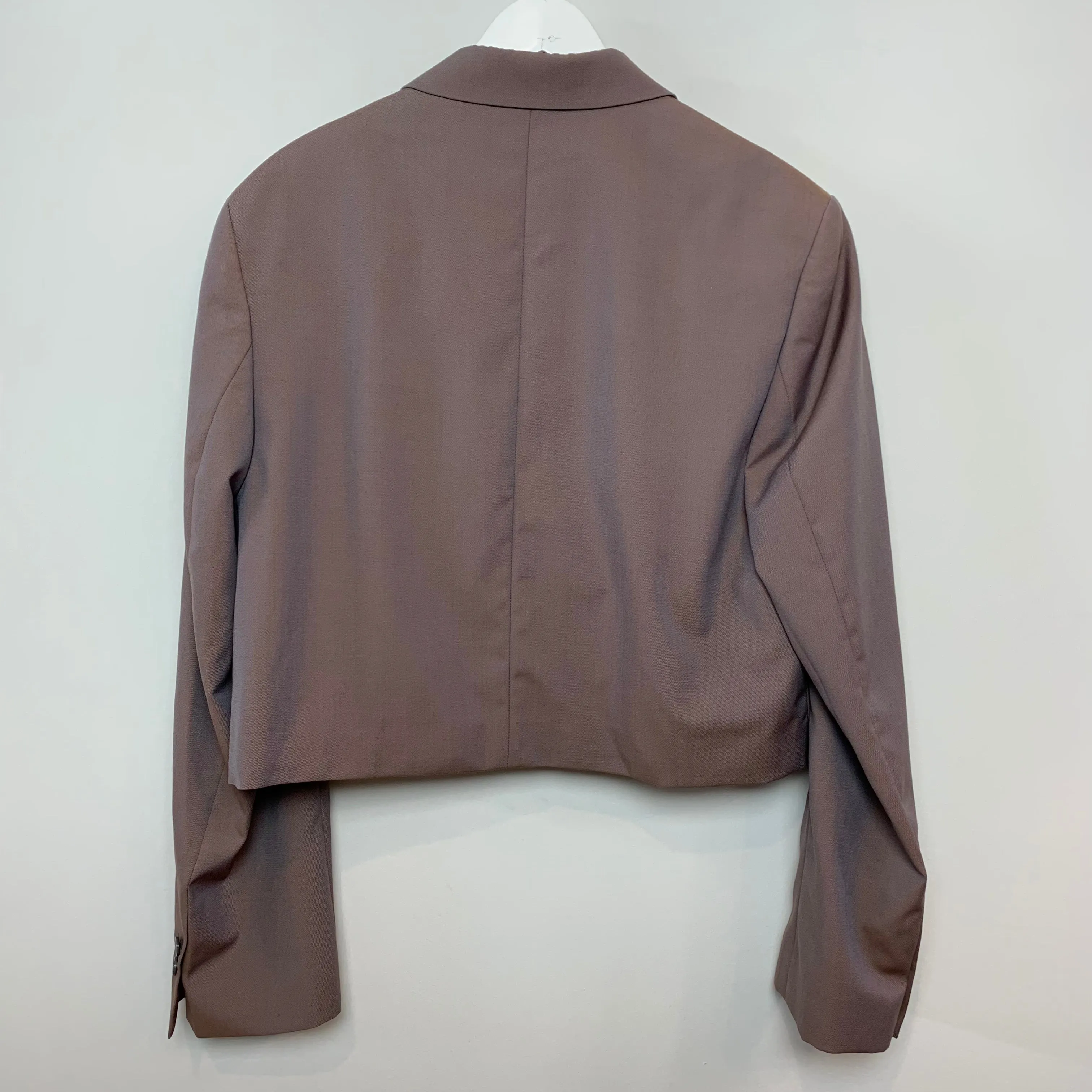 ACNE Studios Jenell Cropped Double-Breasted Wool Blazer 40 Large