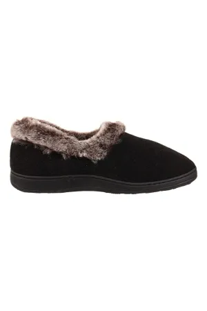 Acorn Faux Fur Chinchilla Collar Slipper