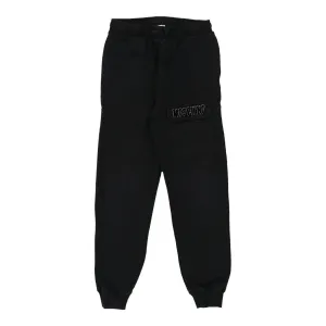 Age 12 Moshino Teen Spellout Joggers - Medium Black Cotton Blend