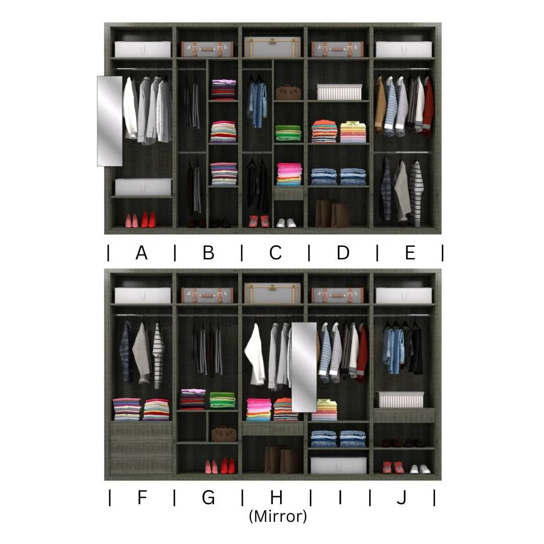 Aldona Modular Wardrobe W12