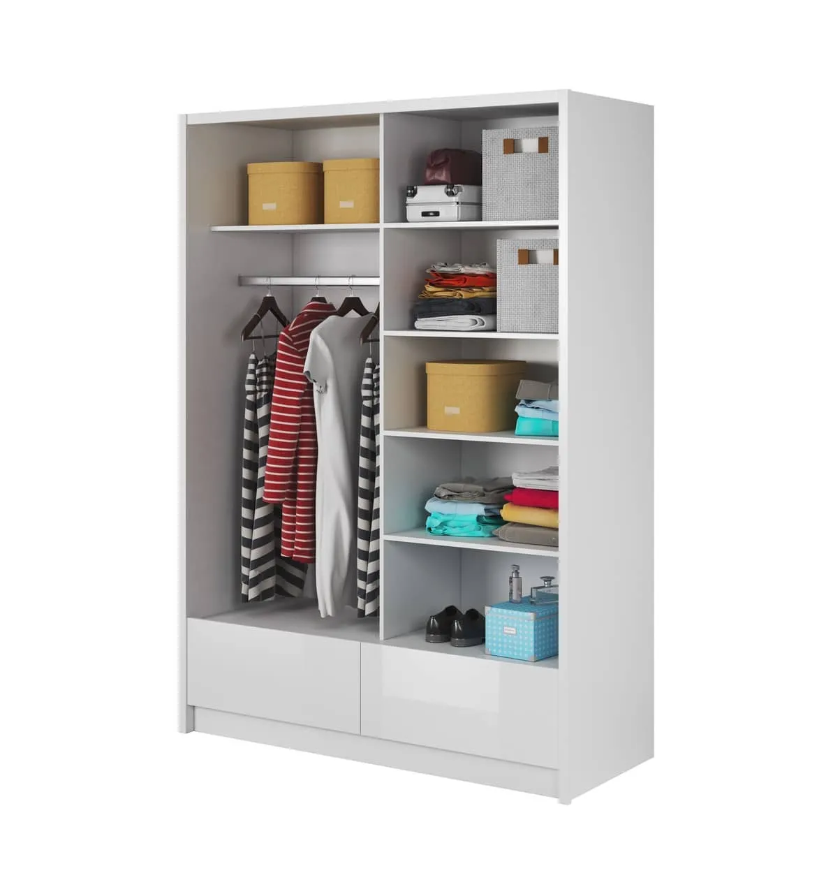 Aria I Sliding Door Wardrobe 154cm
