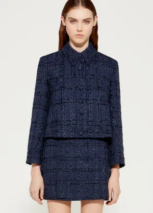 BENESSE CROPPED BLAZER JACKET