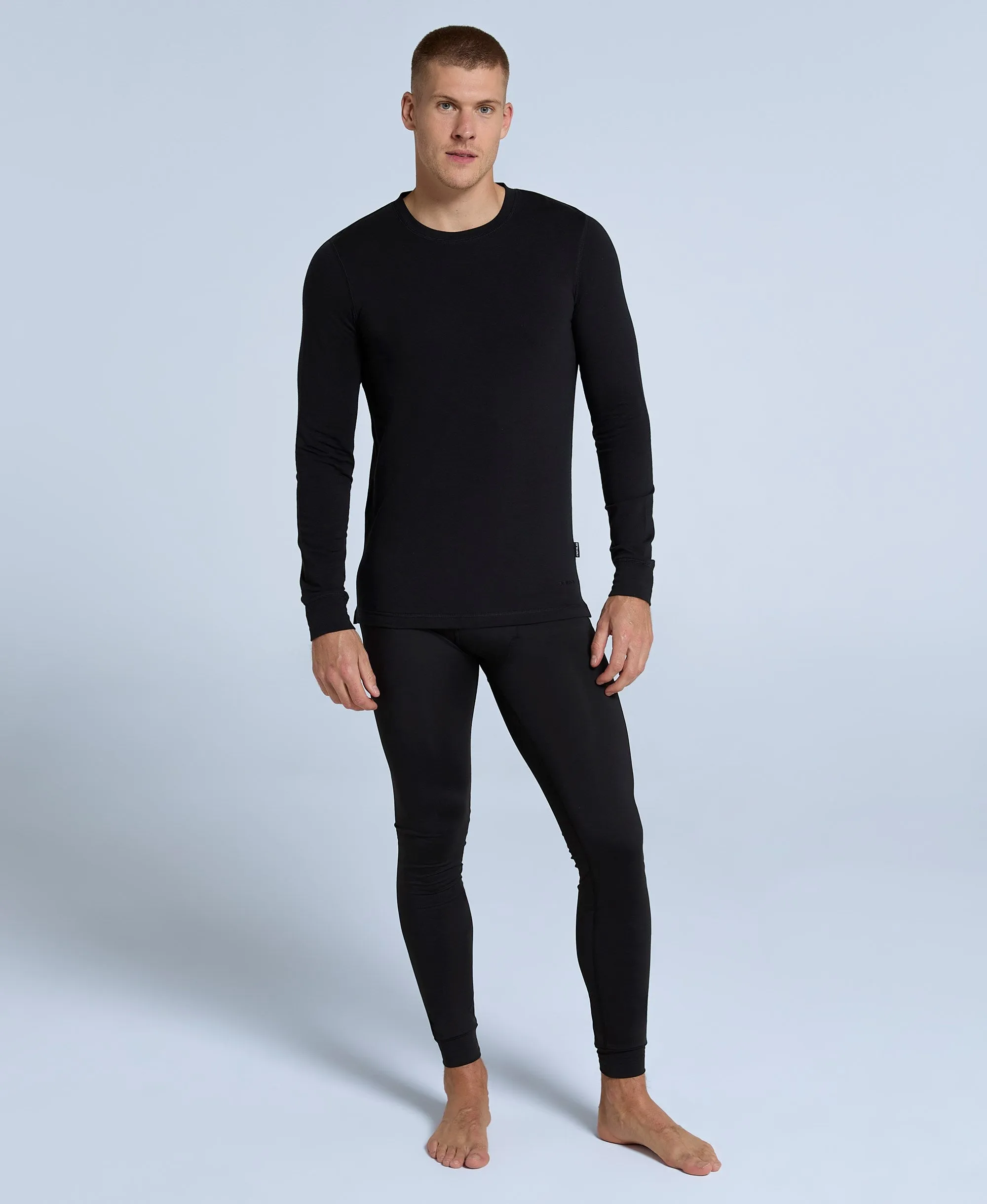 Blaze Mens Base Layer Top - Jet Black