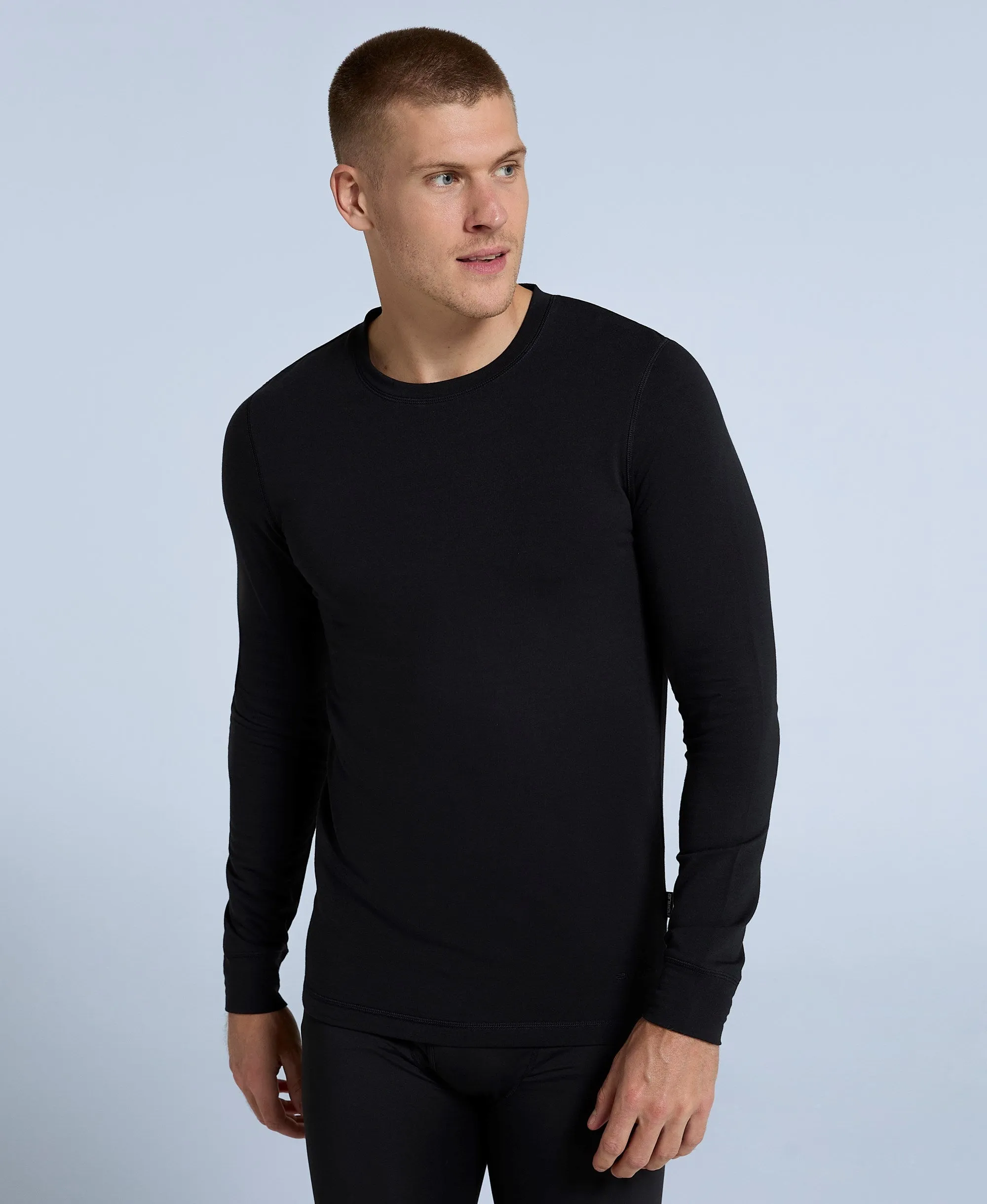 Blaze Mens Base Layer Top - Jet Black