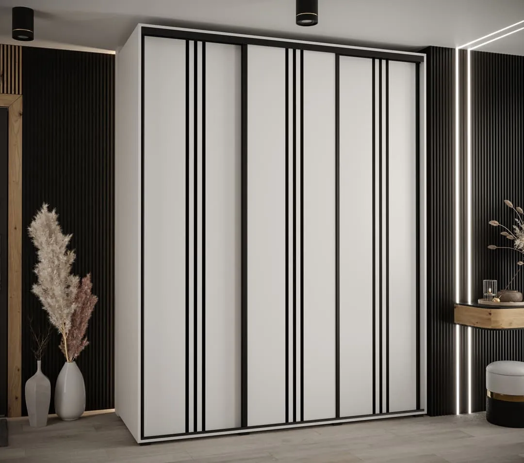 Cannes VI Sliding Door Wardrobe 190cm