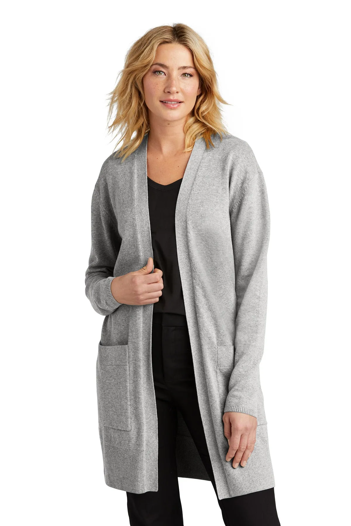 Custom Embroidered - Mercer Mettle™ Women's Open-Front Cardigan Sweater MM3023
