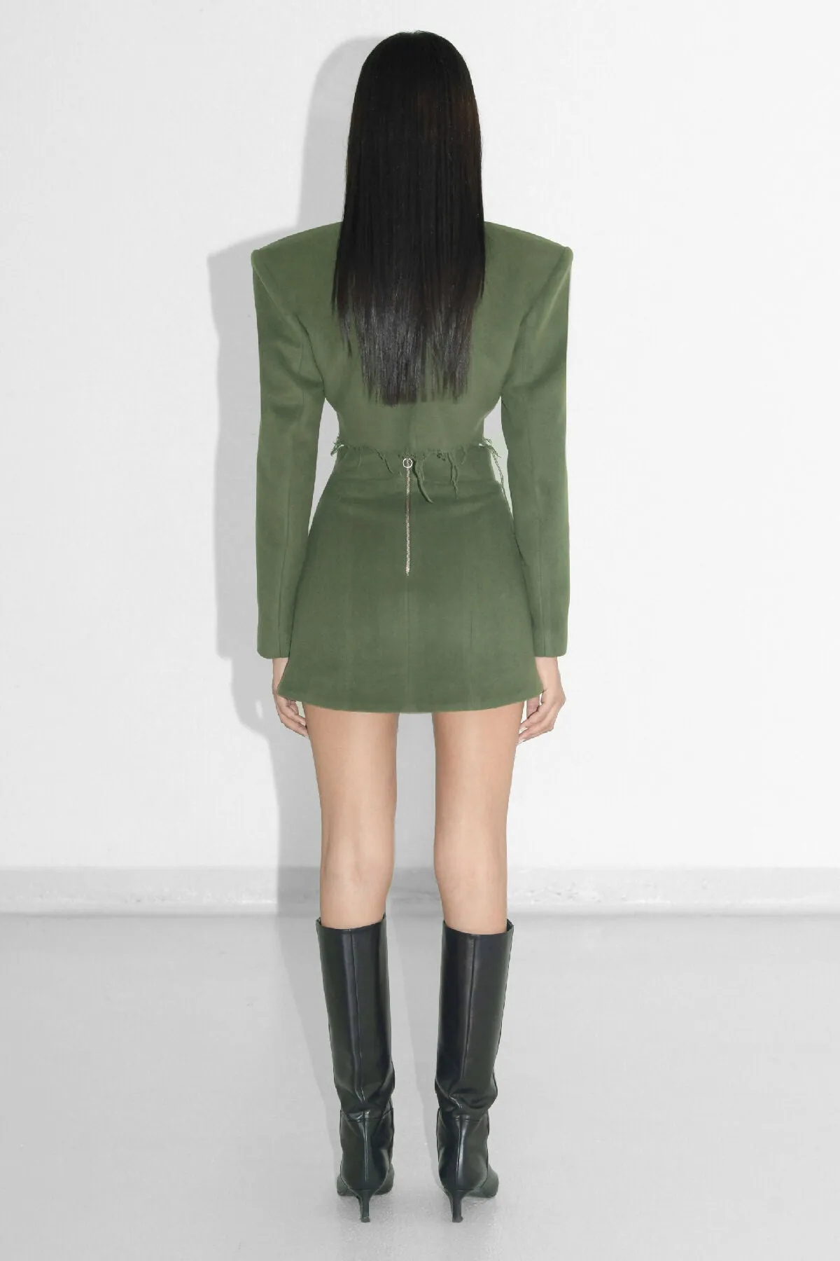 DISTRESSED CASHMERE JACKET