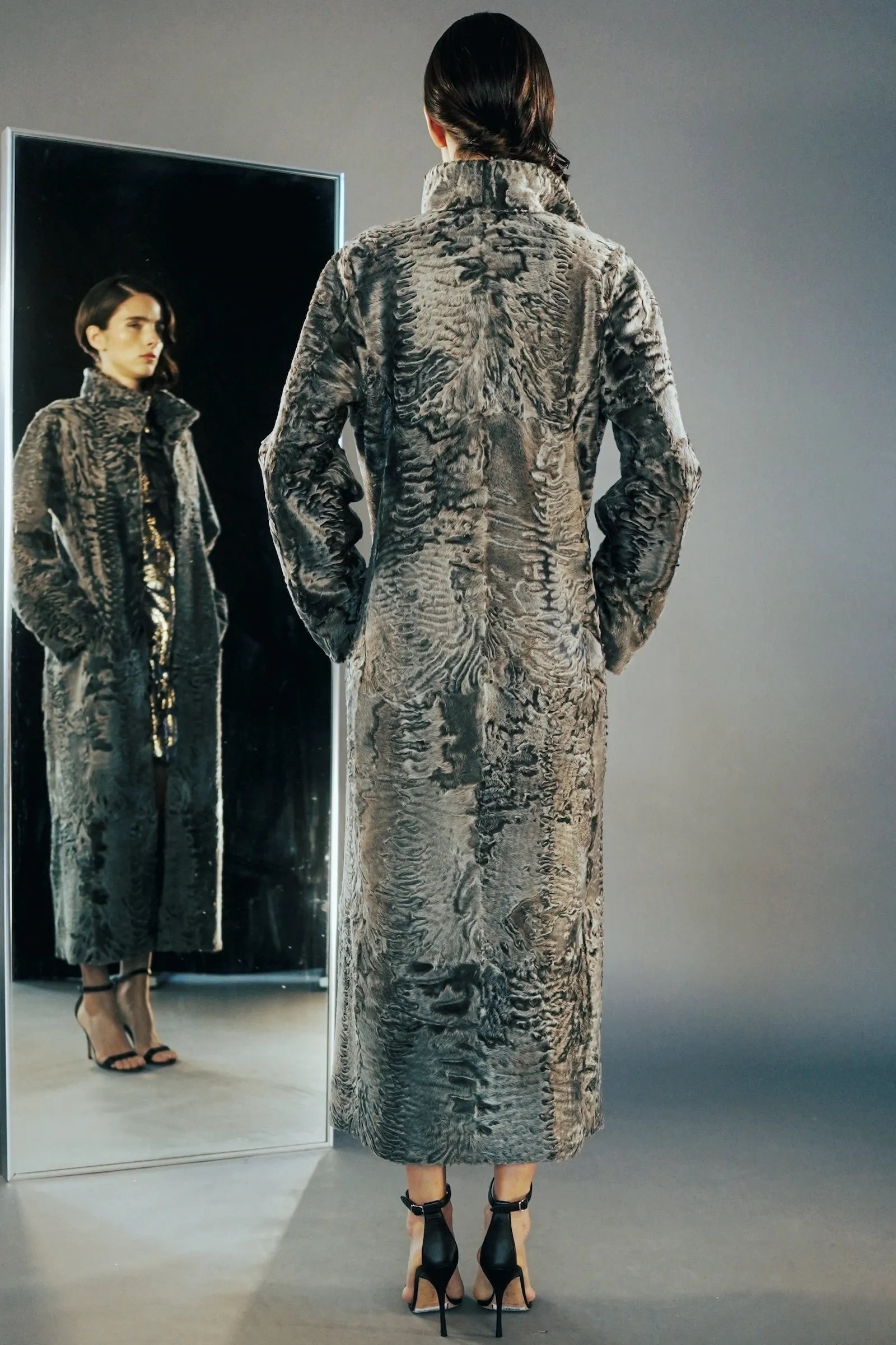 DYED STARDUST BROADTAIL COAT