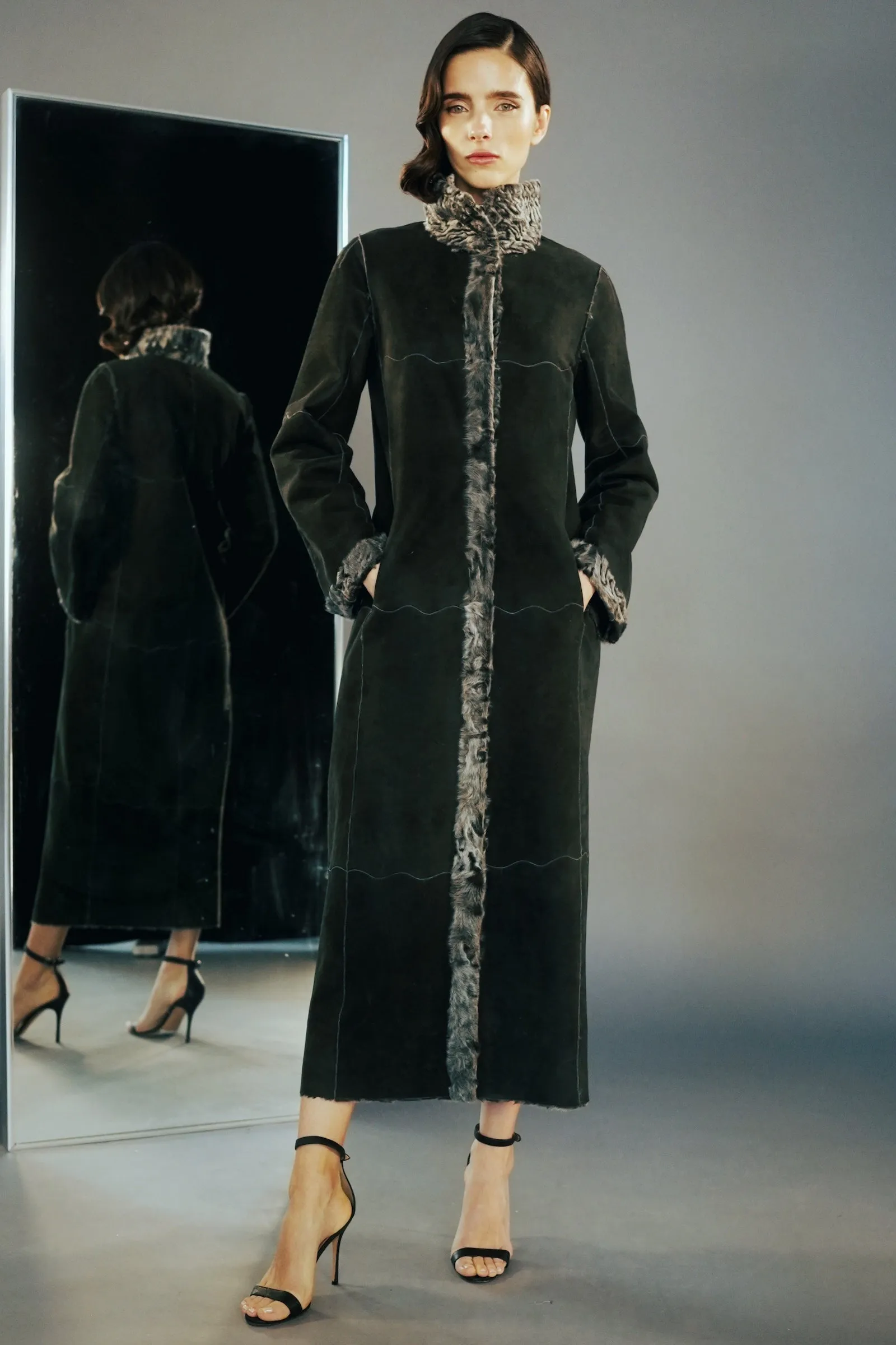 DYED STARDUST BROADTAIL COAT