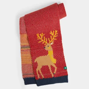 Fa La La Winter Knit Scarf - Red - Final Sale