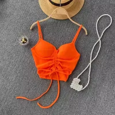 Flower On Your Head Bustier Top