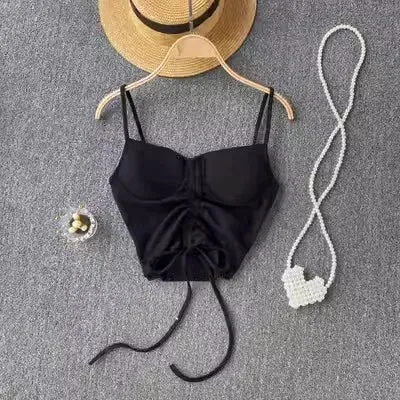 Flower On Your Head Bustier Top