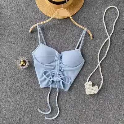 Flower On Your Head Bustier Top