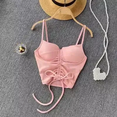 Flower On Your Head Bustier Top