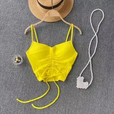 Flower On Your Head Bustier Top