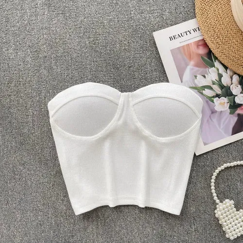 Flower On Your Head Bustier Top