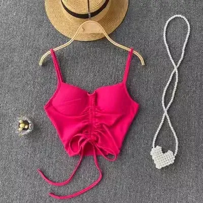 Flower On Your Head Bustier Top