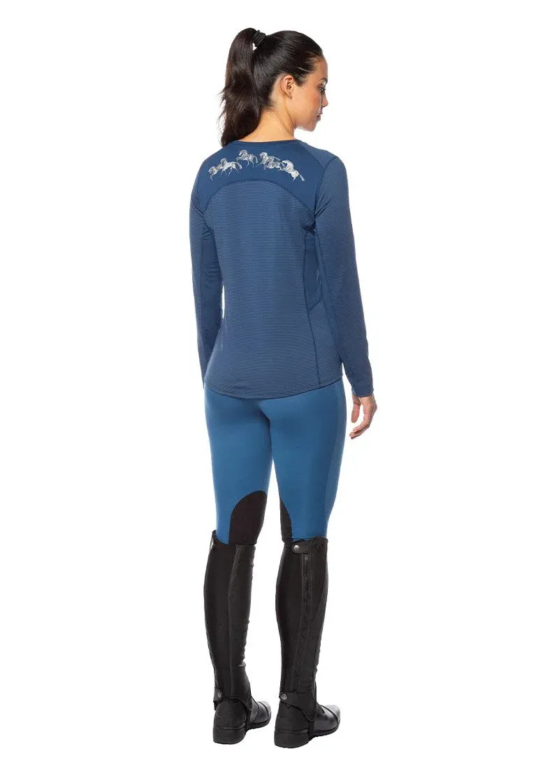 Foundation Base Layer Top - Harbor Stripe