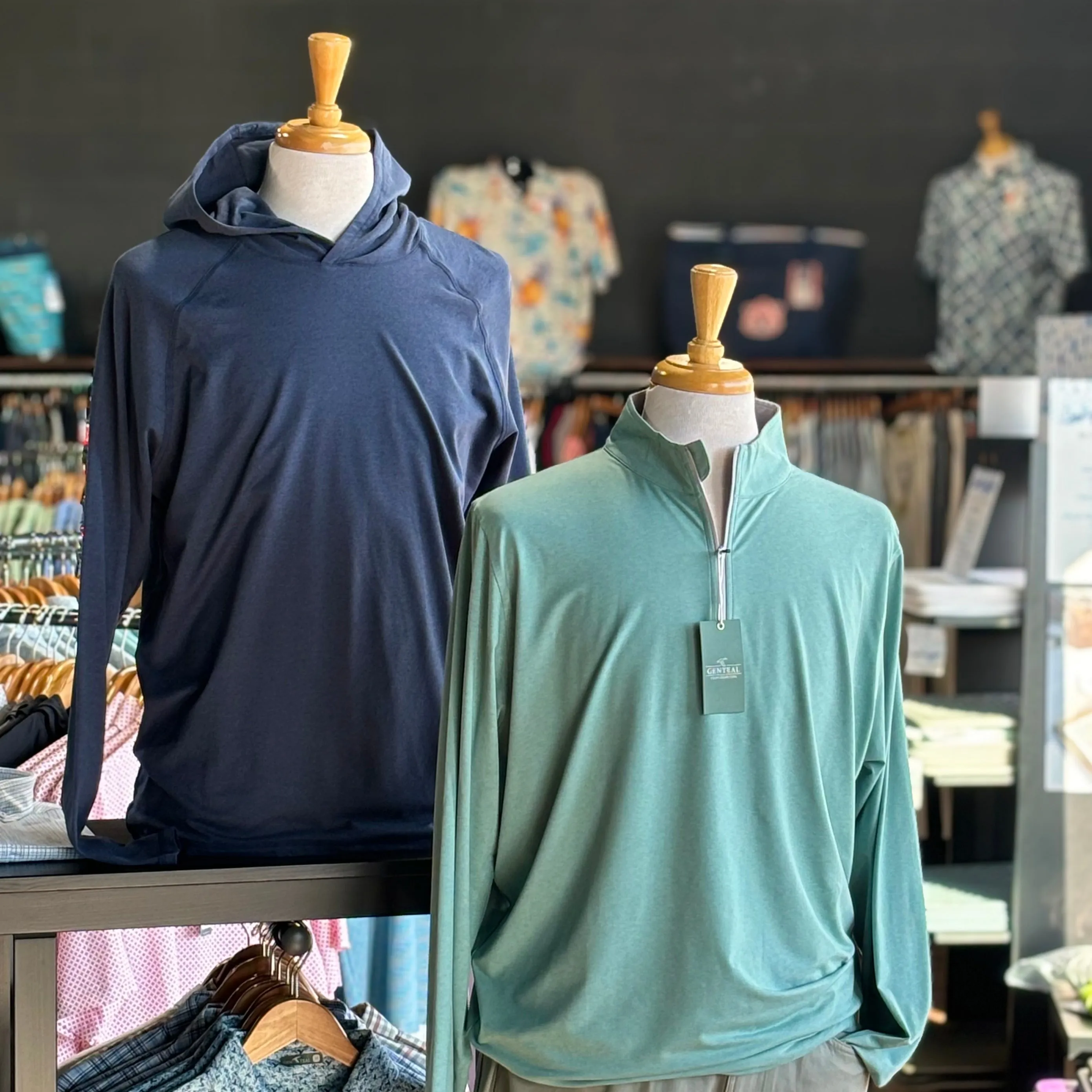 GenTeal Heathered Venture Performance Quarter-Zip - Bluestone