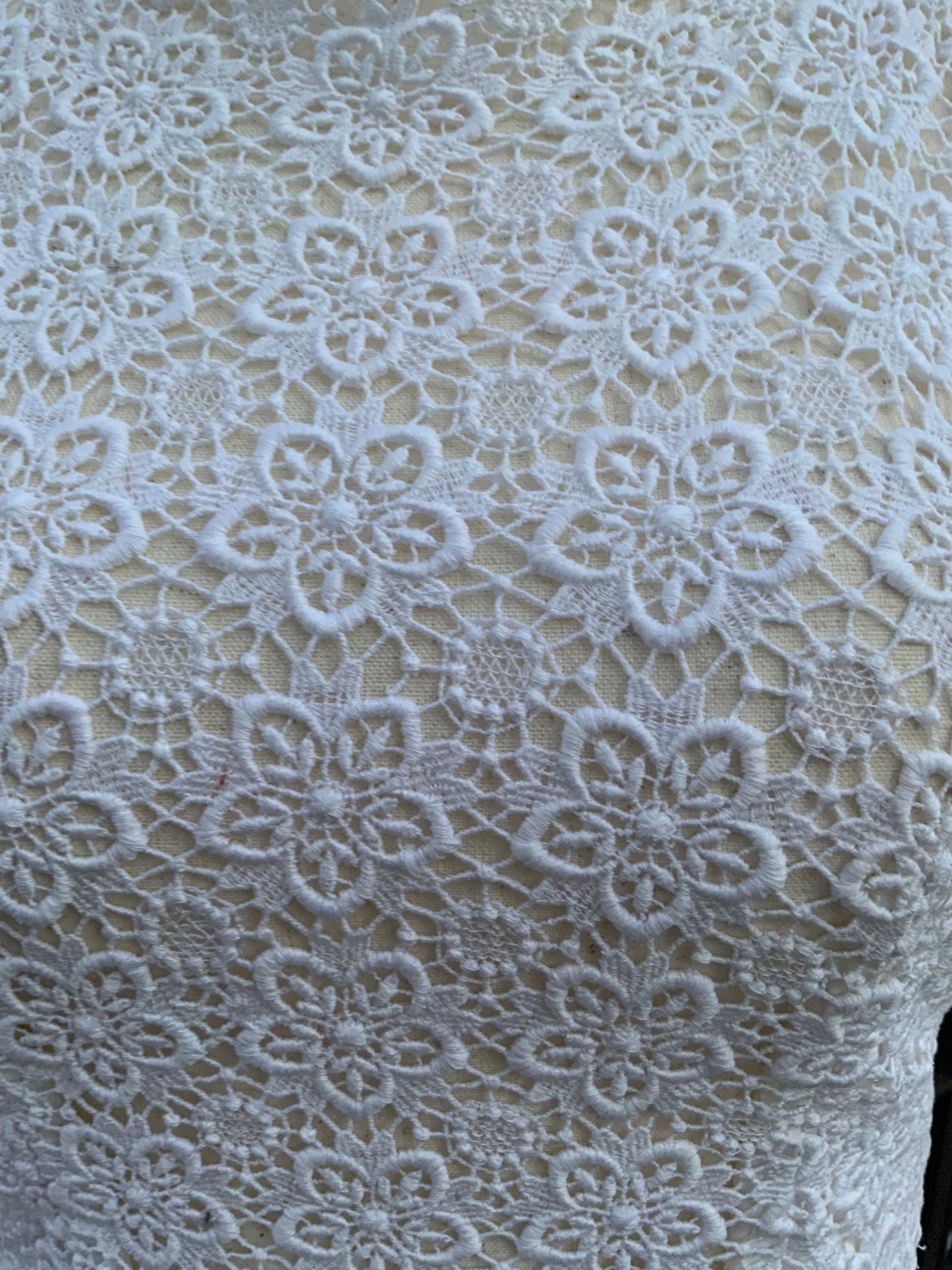 Heavy Guipure Lace Top - 60s