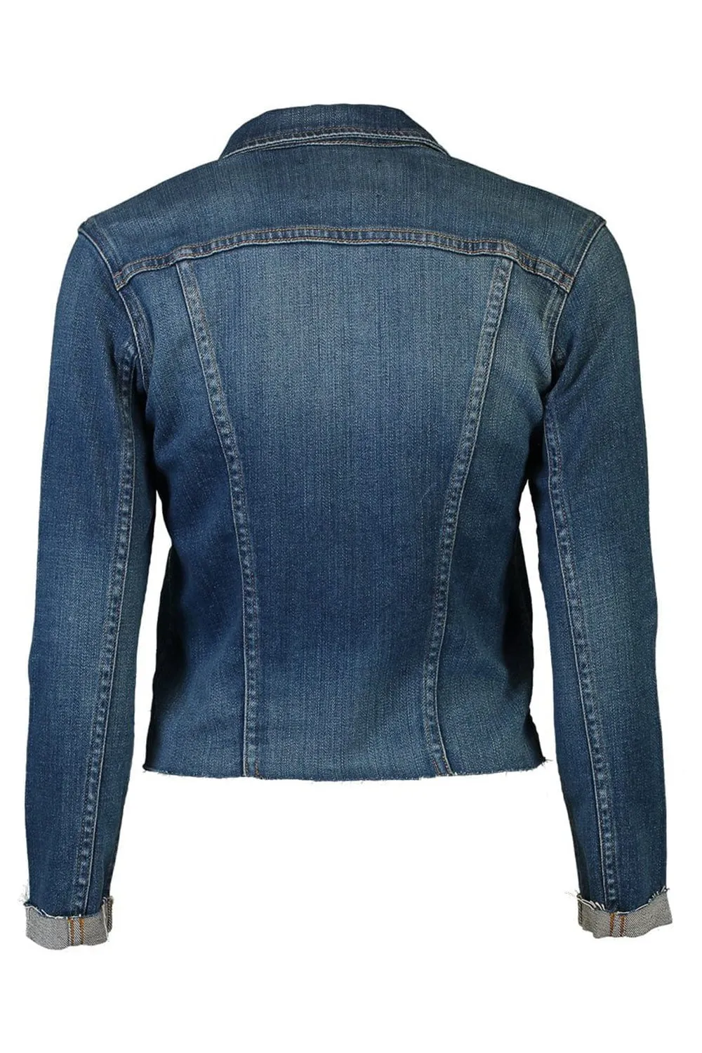Janelle Raw Denim Jacket