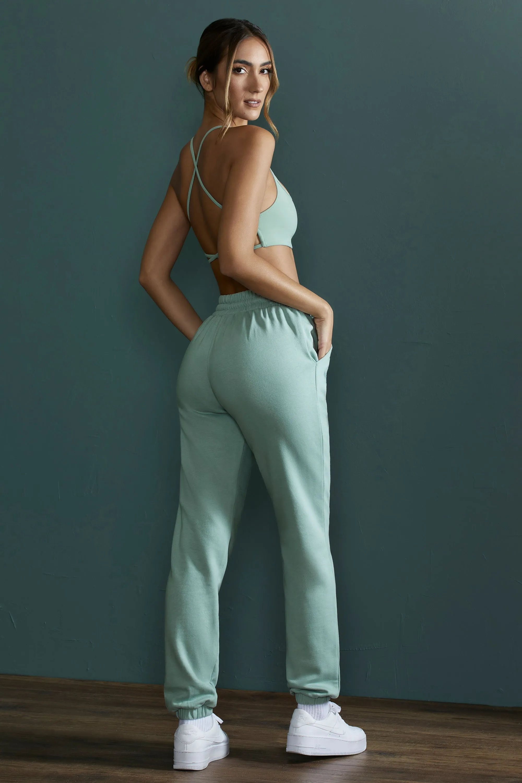Jogger Bottoms in Sage