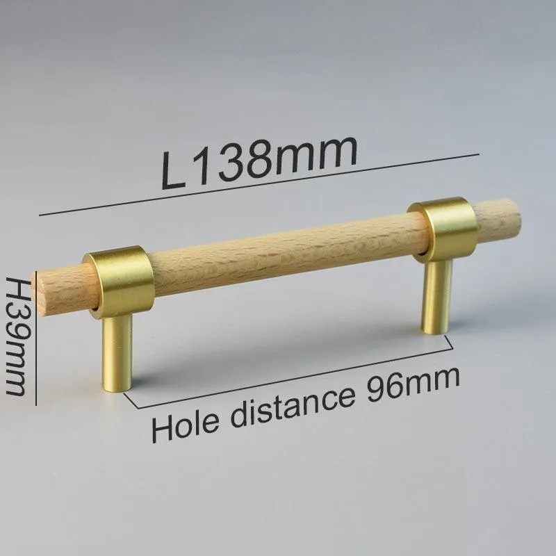 MENELAOS / Walnut & Solid Brass Handles