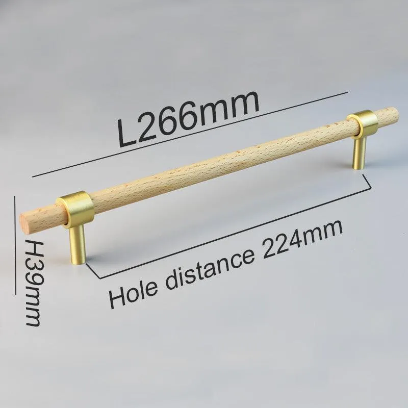 MENELAOS / Walnut & Solid Brass Handles