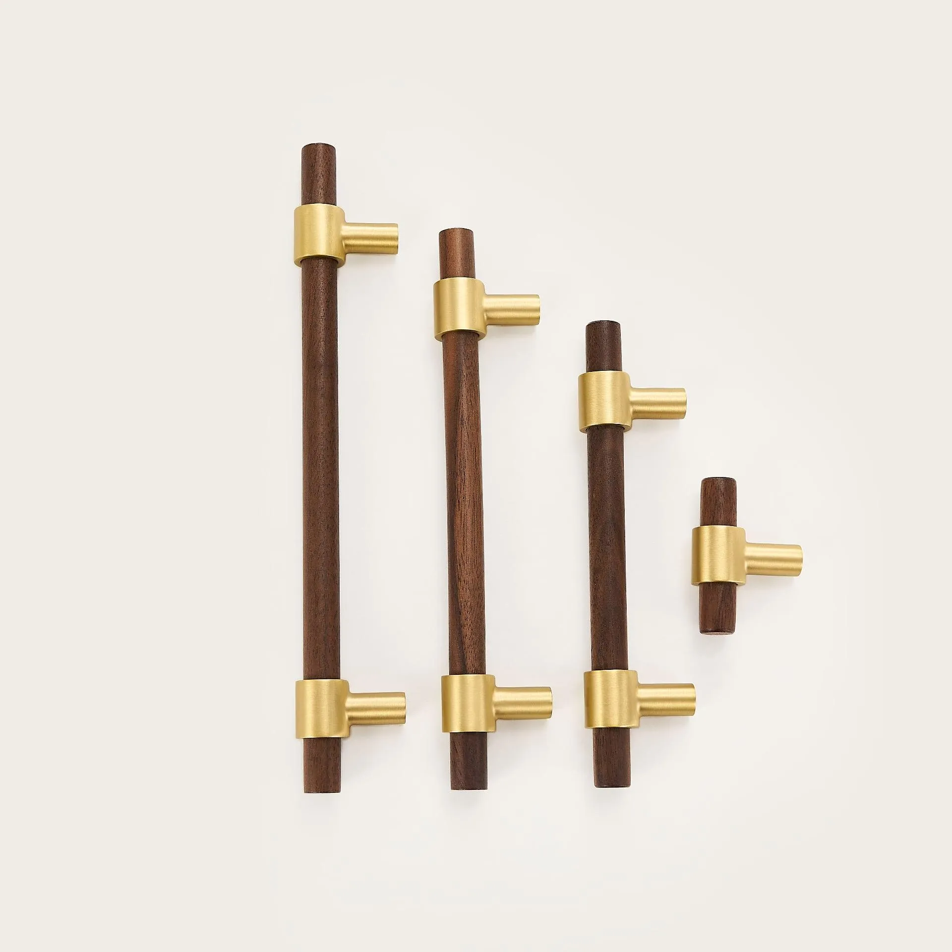 MENELAOS / Walnut & Solid Brass Handles
