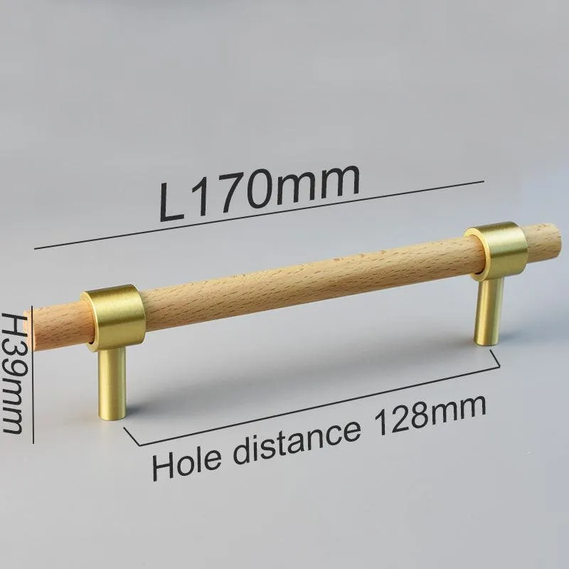 MENELAOS / Walnut & Solid Brass Handles