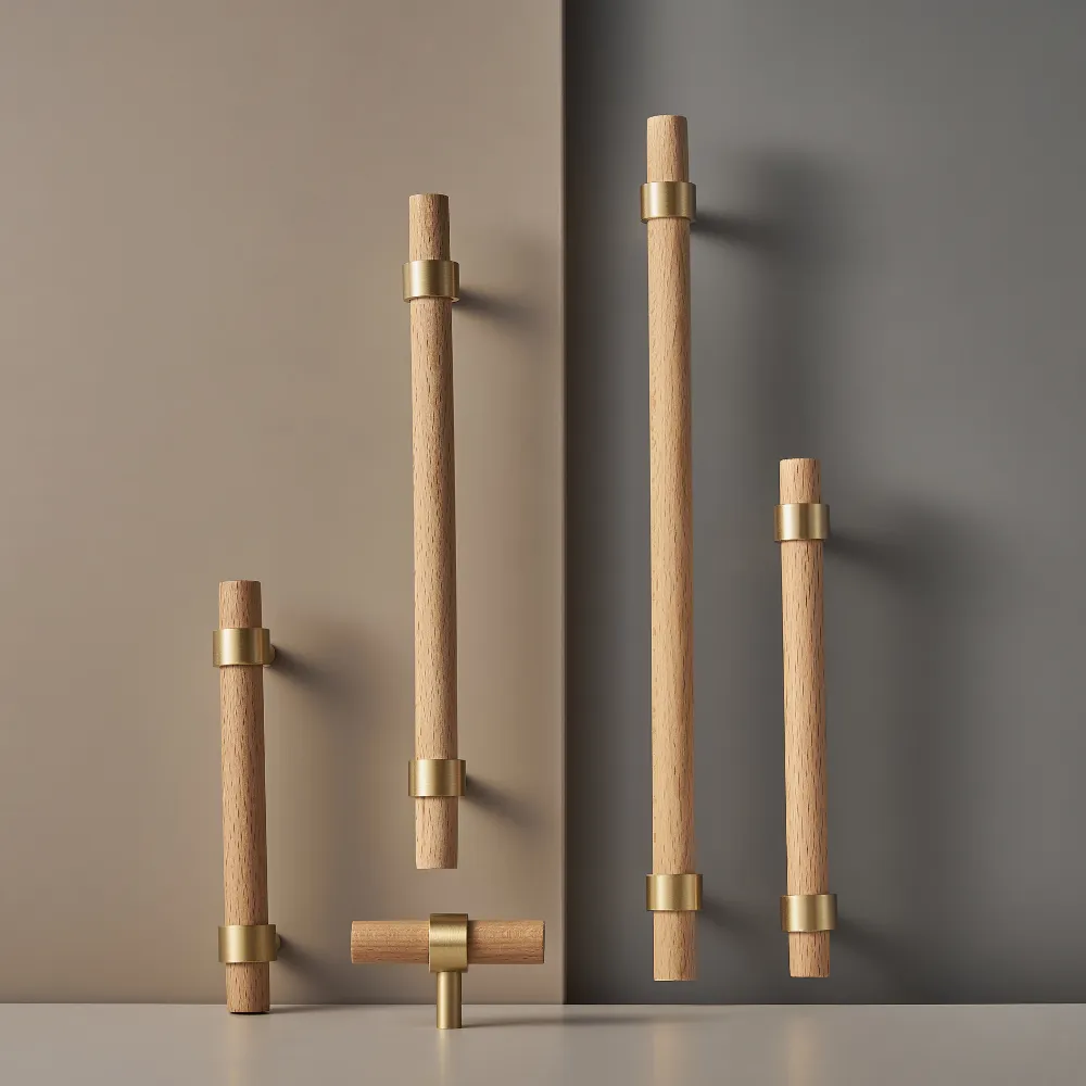 MENELAOS / Walnut & Solid Brass Handles