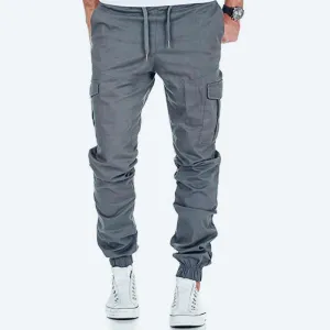 Men's Casual Joggers With Elastic Waist