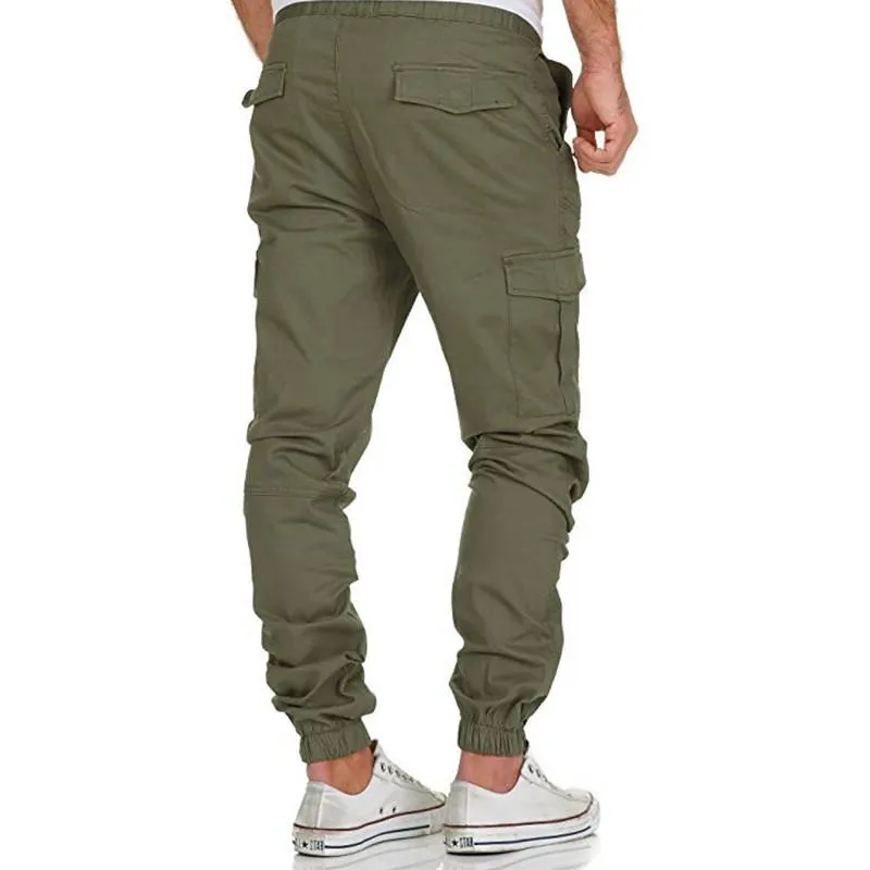 Men's Casual Joggers With Elastic Waist