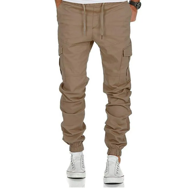 Men's Casual Joggers With Elastic Waist