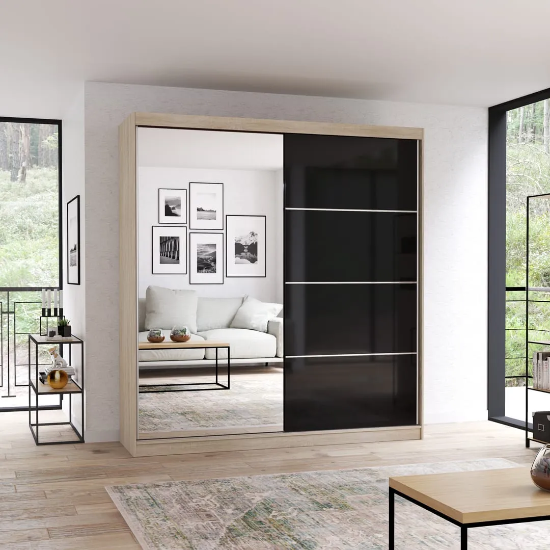 Multi 31 Sliding Door Wardrobe 203cm