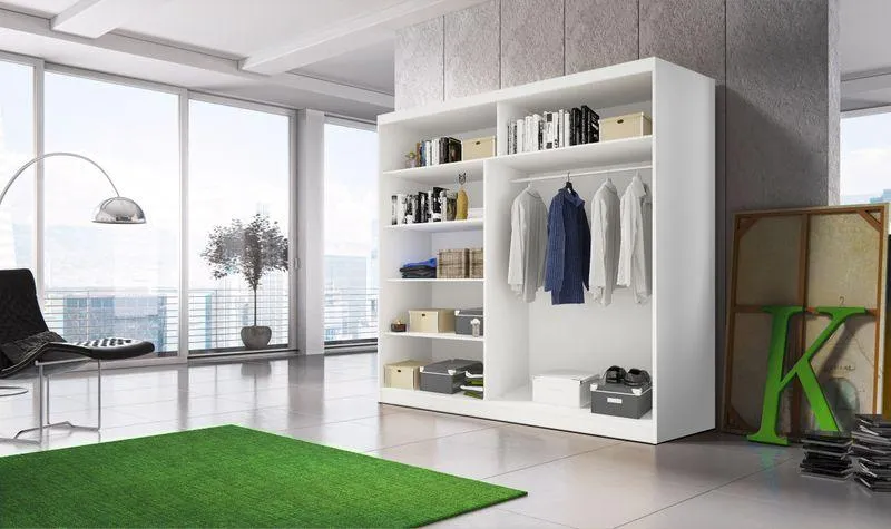 Multi 32 Sliding Door Wardrobe 203cm