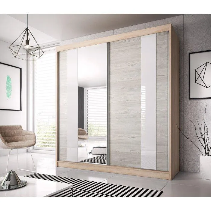 Multi 32 Sliding Door Wardrobe 203cm