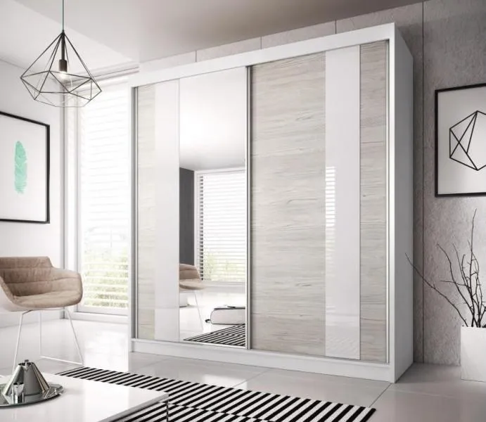 Multi 32 Sliding Door Wardrobe 203cm