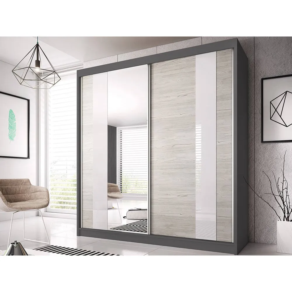 Multi 32 Sliding Door Wardrobe 203cm