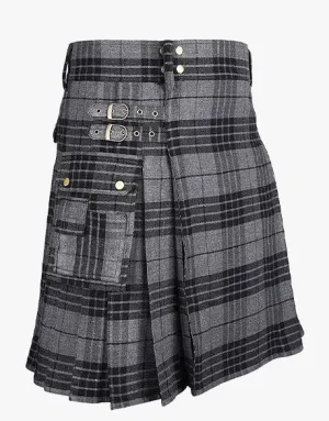 NIGHT WATCH TARTAN UTILITY KILT