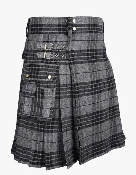 NIGHT WATCH TARTAN UTILITY KILT