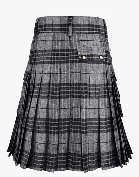 NIGHT WATCH TARTAN UTILITY KILT