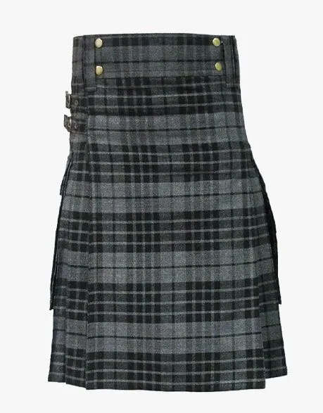 NIGHT WATCH TARTAN UTILITY KILT