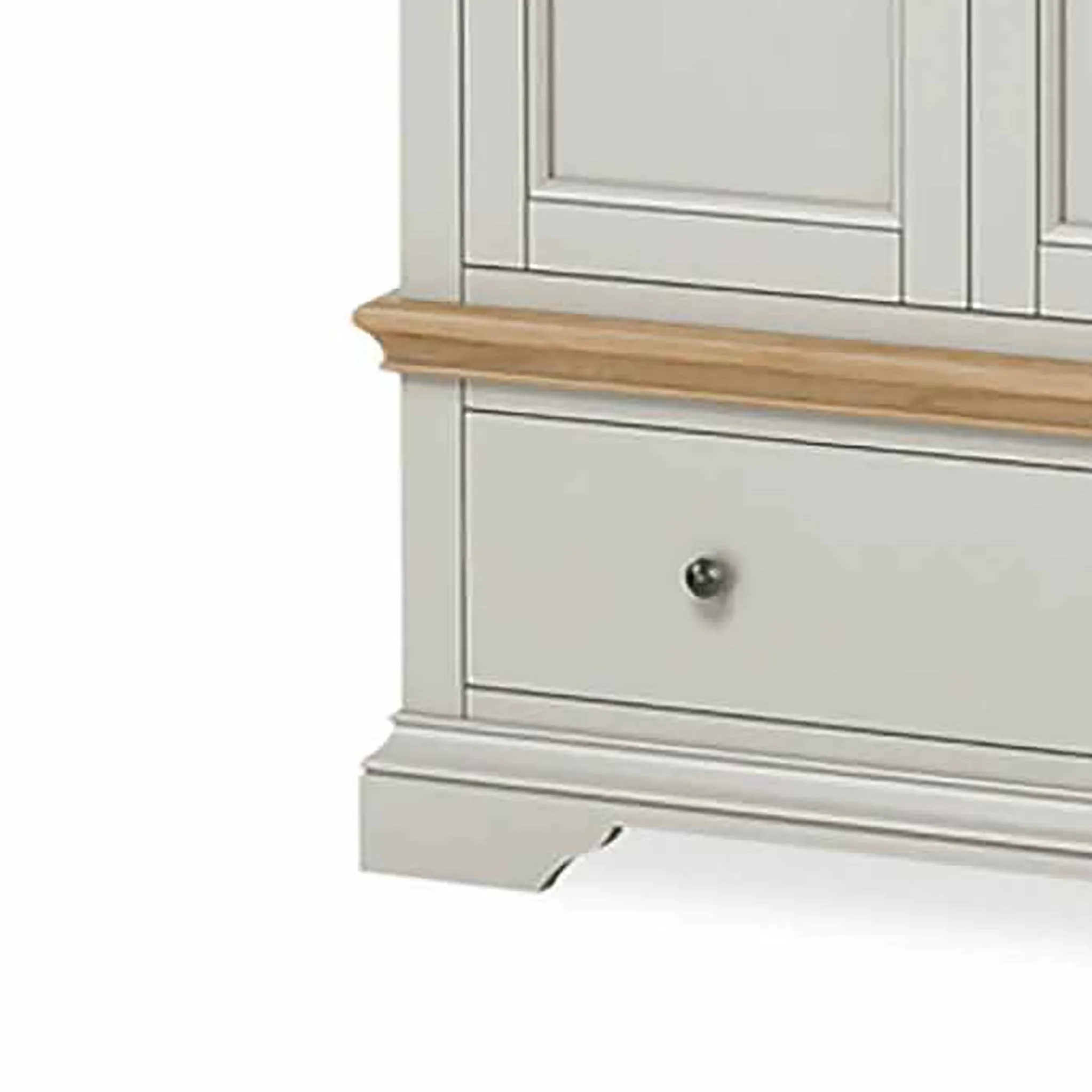 Normandy Grey Double Wardrobe with Drawer