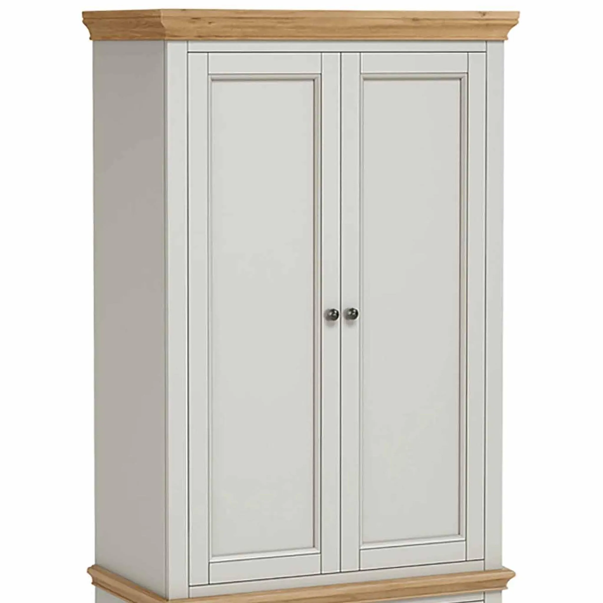 Normandy Grey Double Wardrobe with Drawer