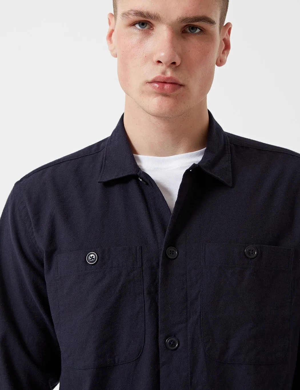 Oliver Spencer Eltham Shirt - Bowfell Navy