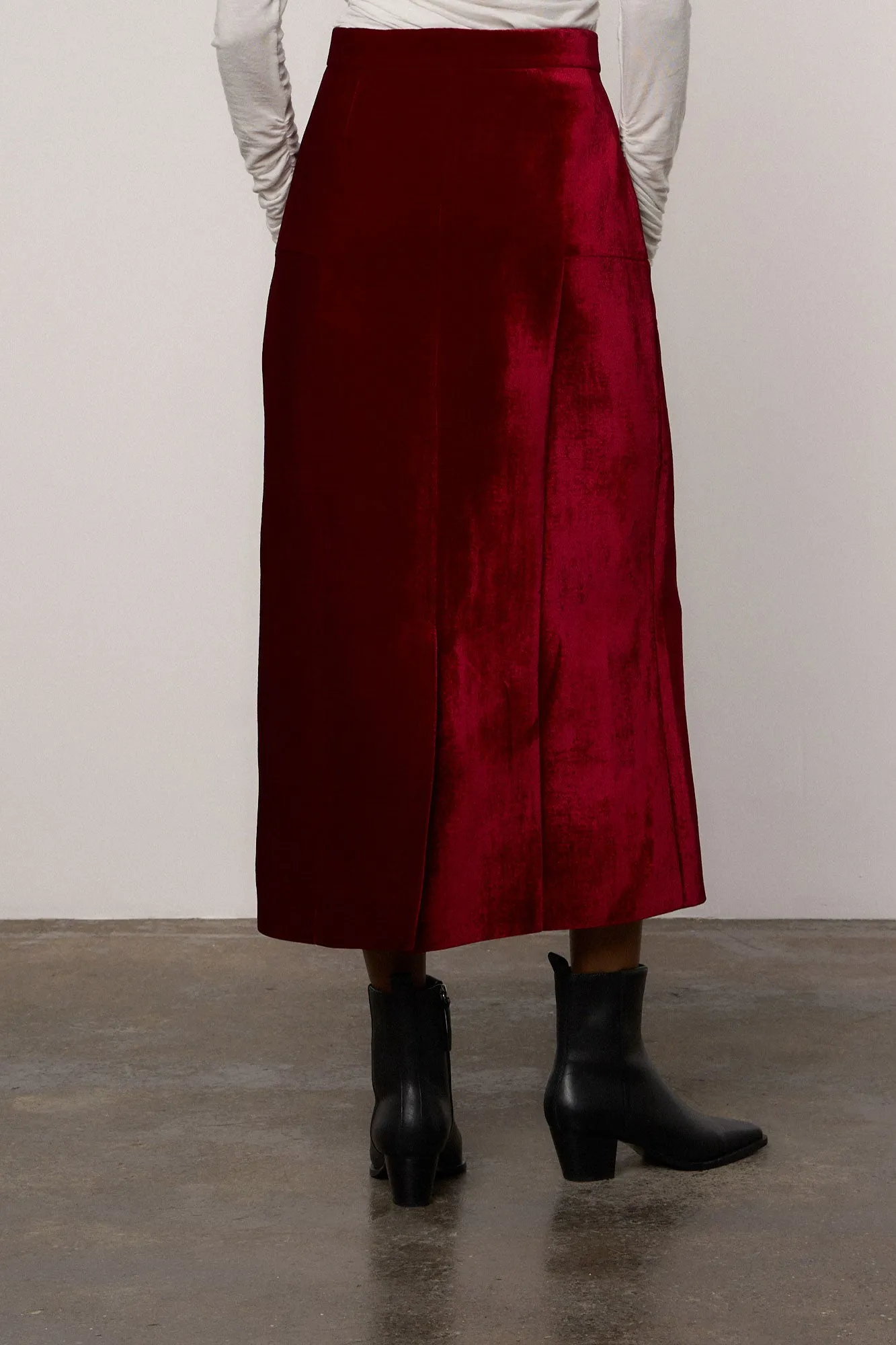 Petra Velvet Maxi Skirt
